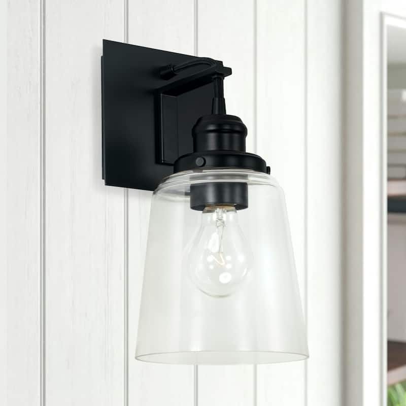 Urban 1-light Wall Sconce w/ Clear Glass