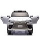preview thumbnail 29 of 34, 24V Lexus LX600 XXL Kids Ride-On Car, Remote Control, Two-Seater, Bluetooth, LED Lights, and Four-Wheel Suspension
