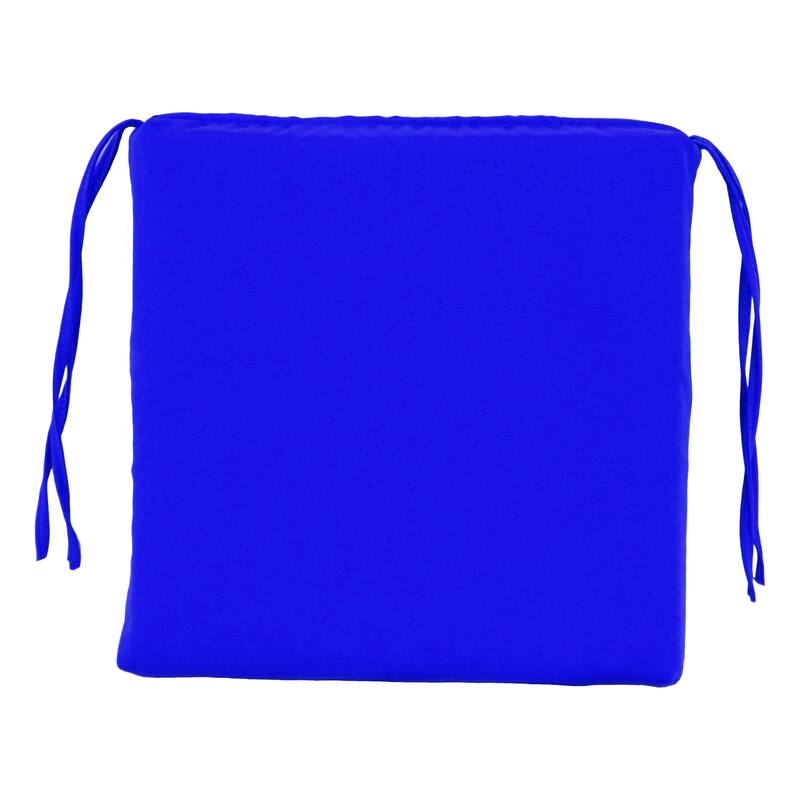16-inch Square Indoor Twill Chair Cushions (Set of 2 or 4) - 16 x 16