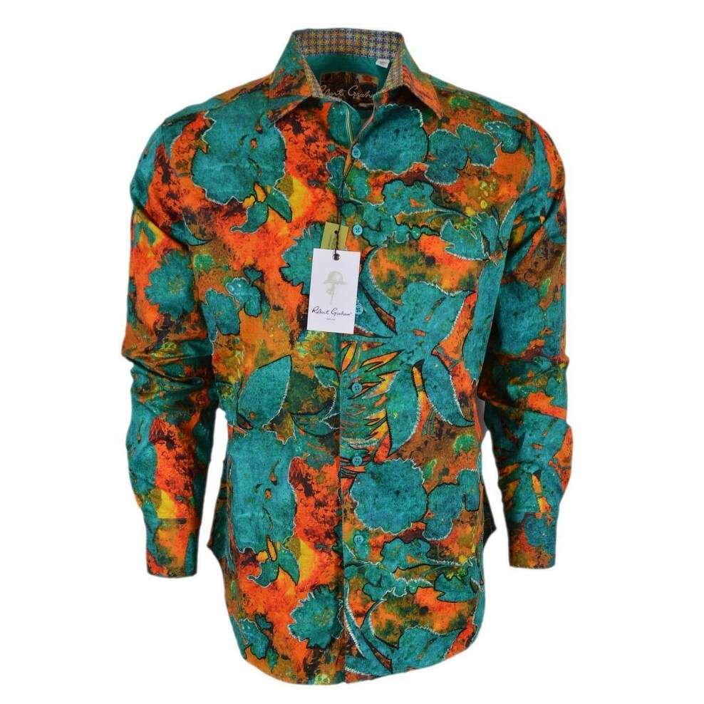 Shop Robert Graham North Wales Floral Land Print Cotton Classic