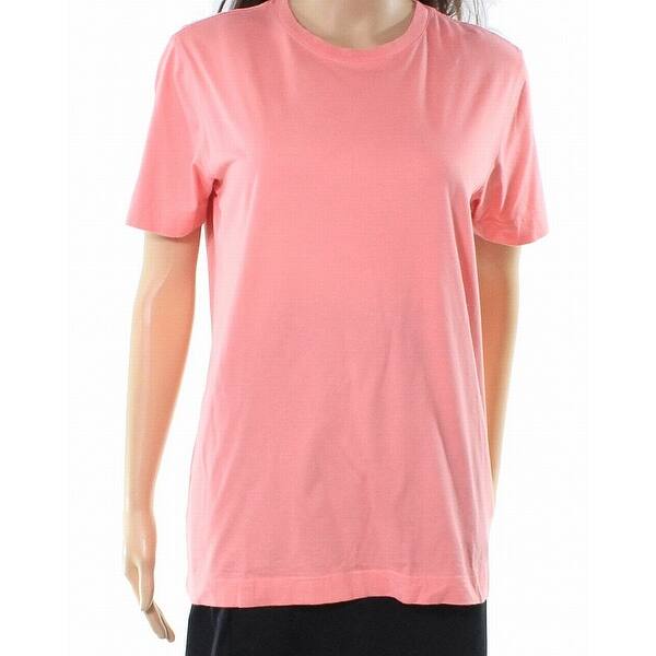 Shop Brooks Brothers Pink Women Size Small S Cotton Short Sleeve