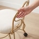 preview thumbnail 4 of 16, Carolina Living Victorian Vanity Stool with Back