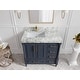 preview thumbnail 127 of 128, Willow Collections 36 in x 22 Aberdeen Freestanding Left Offset Sink Bathroom Vanity with Quartz or Marble Countertop
