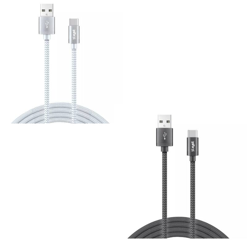 Xyst Charge and Sync USB to USB-C Braided Cable 10Ft