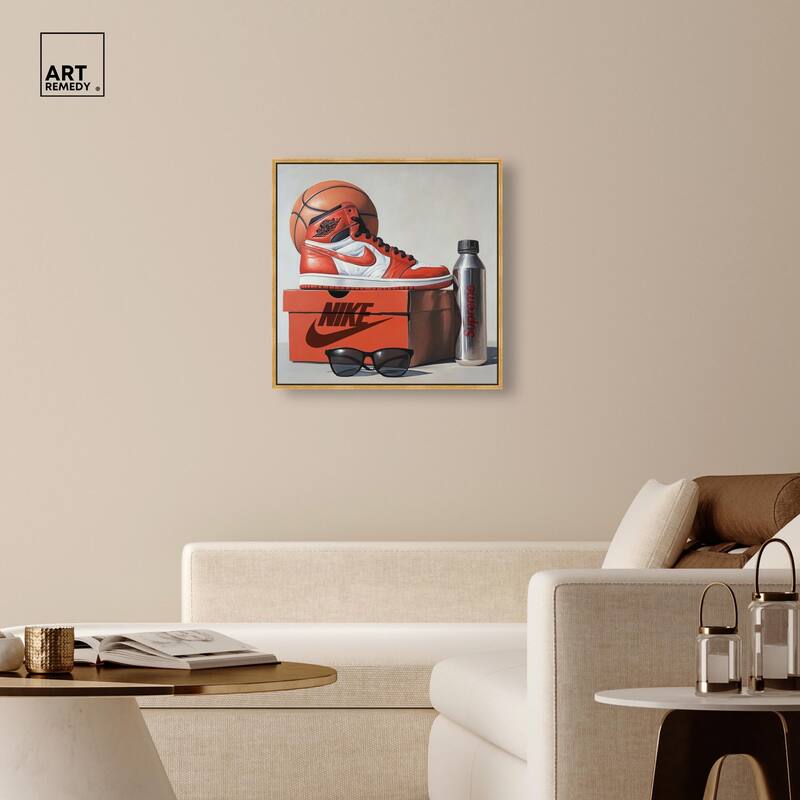 Basketball Practice Canvas by Art Remedy