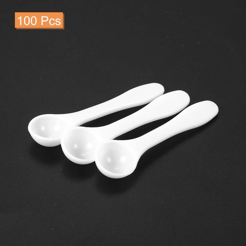 0.25g Teaspoon Micro Scoops Mini Measuring Spoons, White