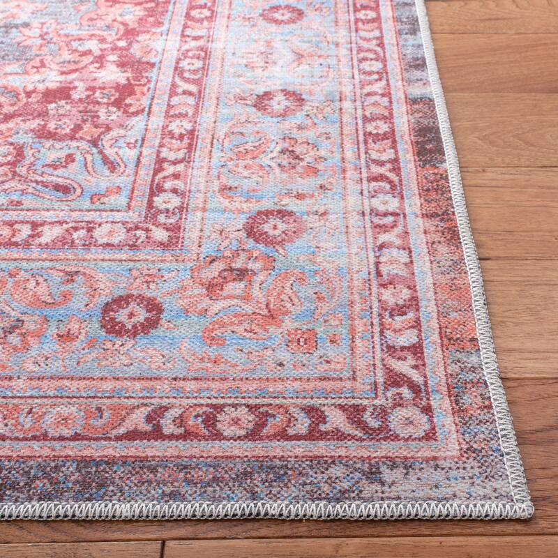 SAFAVIEH Serapi Machine Washable Netta Shabby Chic Distressed Rug