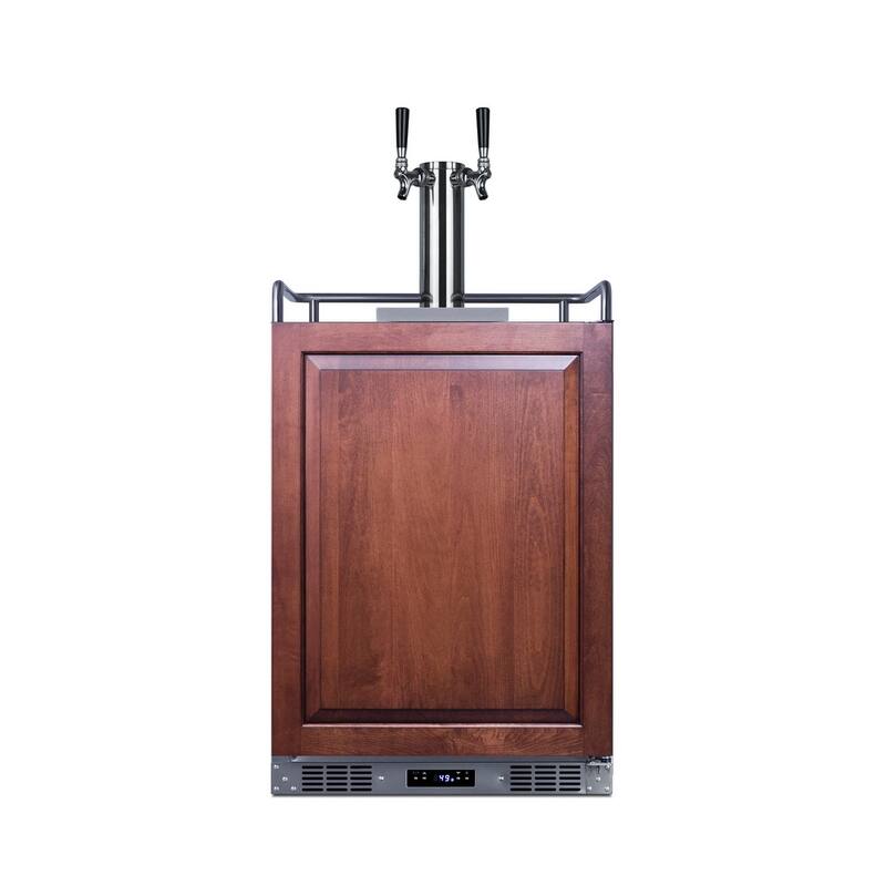 Summit SBC682WKDTWIN 24" Wide 5.6 Cu. Ft. Built-In / Free Standing - Panel Ready