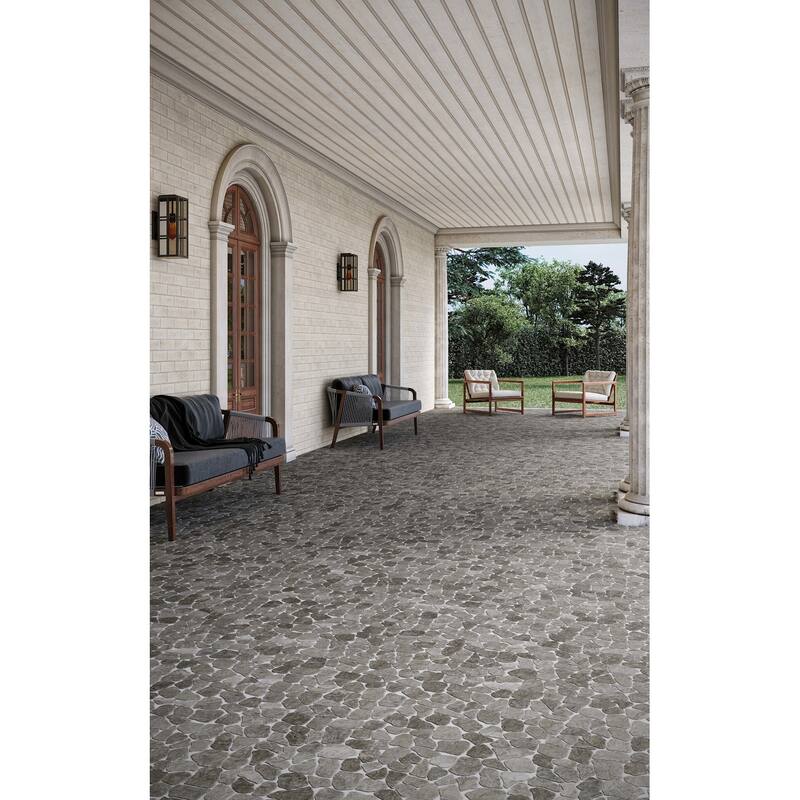 Cruz Bay Studio MKT3023 Full Eclectic - 18" x 18" Pebble and Rock