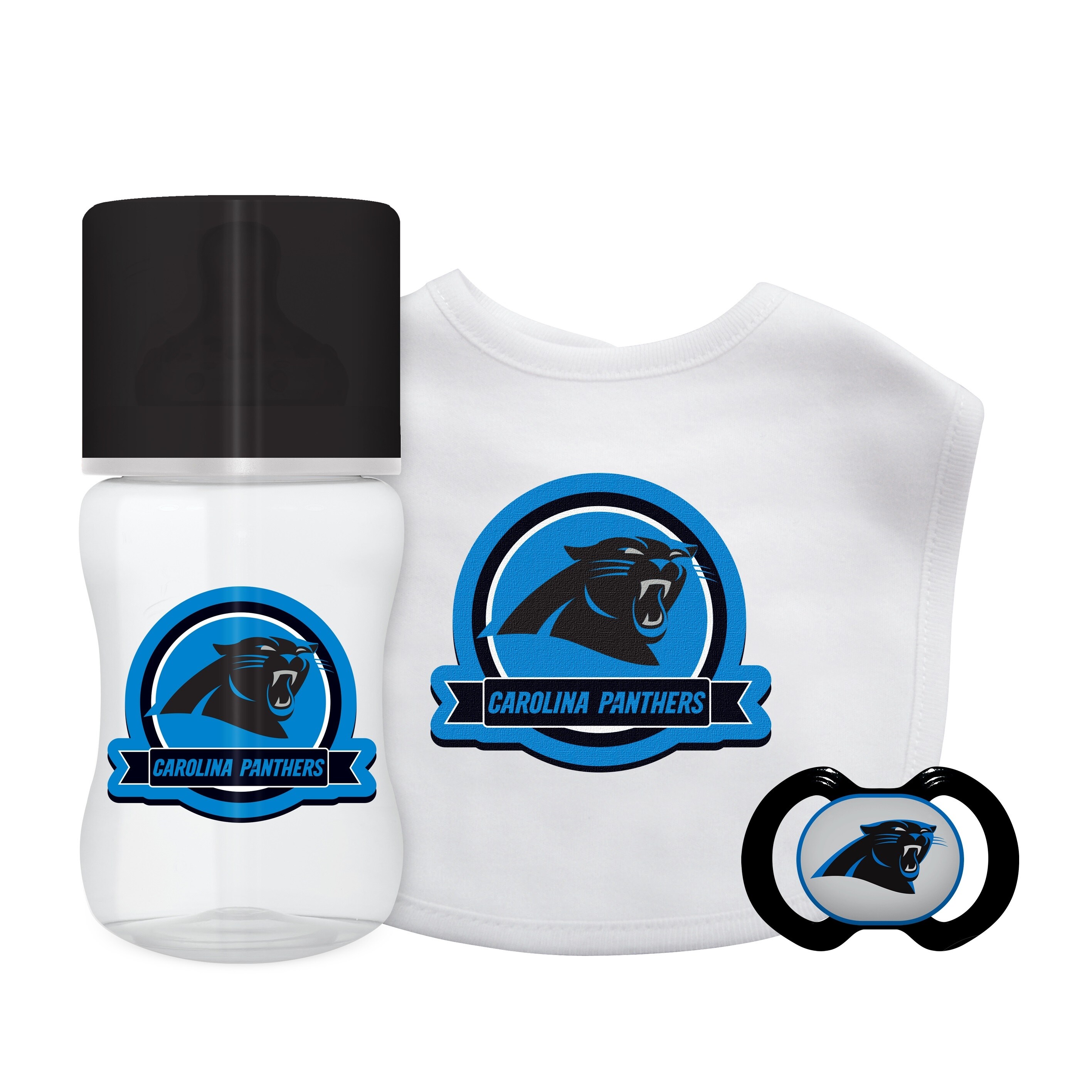 Shop Carolina Panthers Baby Gift Set 3 Piece Overstock 27570187
