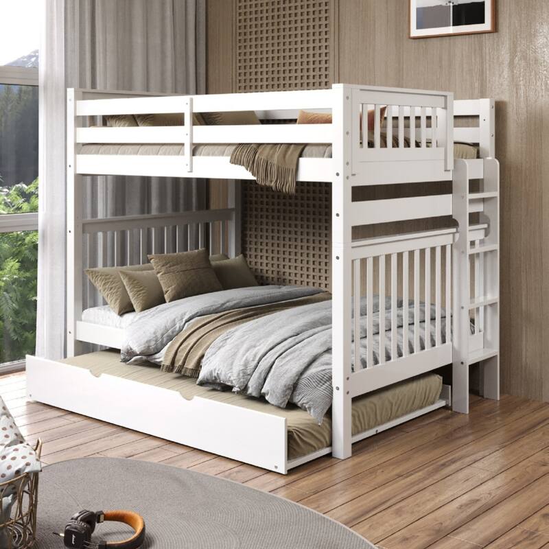 Taylor & Olive Trillium Full over Full Bunk Bed, Full Trundle