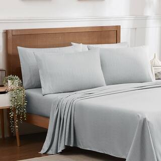 Sweet Home Collection 6 Piece Polka Dots Printed Sheet Set, Deluxe ...