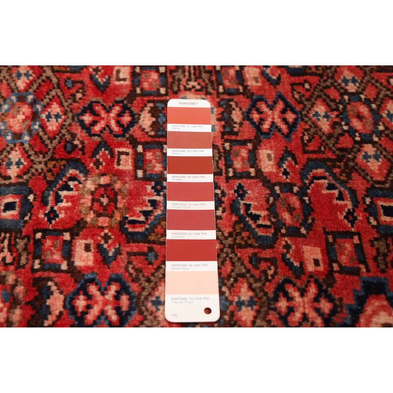 ECARPETGALLERY Hand-knotted Andelz Red Wool Rug - 4'11 x 6'7