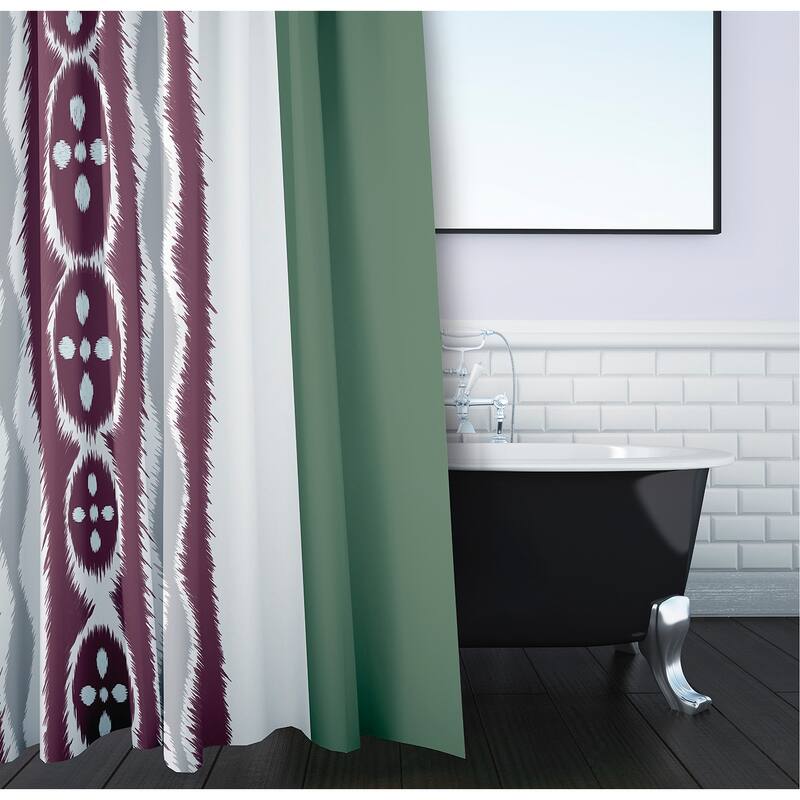 Tribal Stripes Pattern Shower Curtain