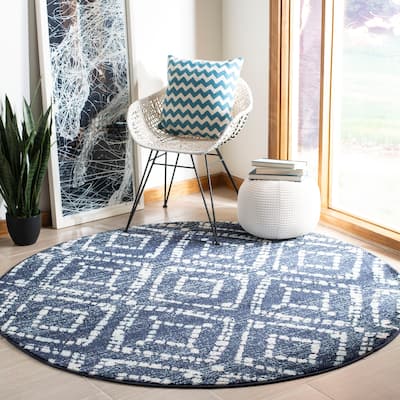 SAFAVIEH Adirondack Minerva Diamond Moroccan Distressed Rug