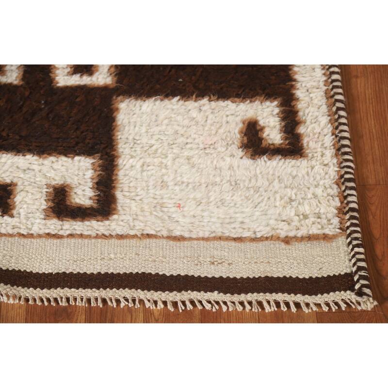 Anatolian Turkish Runner Rug Hallway Handmade Wool Carpet - 3'2"x 10'1"