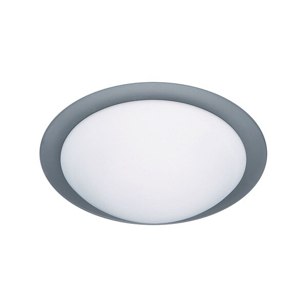 Ring Flush Mount Ceiling Light shop besa lighting 977025c ring 3 light flush mount ceiling fixture with white frost glass frost trim free shipping today overstock com 13013440