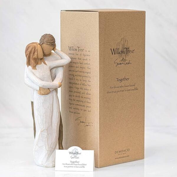 Willow Tree For True Partner In Love And Life, Sculpted Hand-Painted Figure