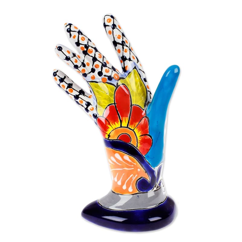 Novica Handmade Precious Customs Ceramic Jewelry Holder