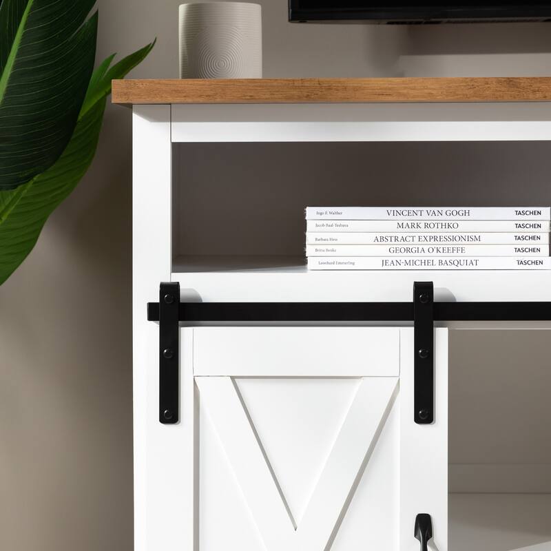 Middlebrook 52-inch Highboy Sliding Barn Door TV Stand