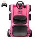 preview thumbnail 1 of 26, 2 Seaters 4-Wheelers Electric Ride On Toy for Kids Pink