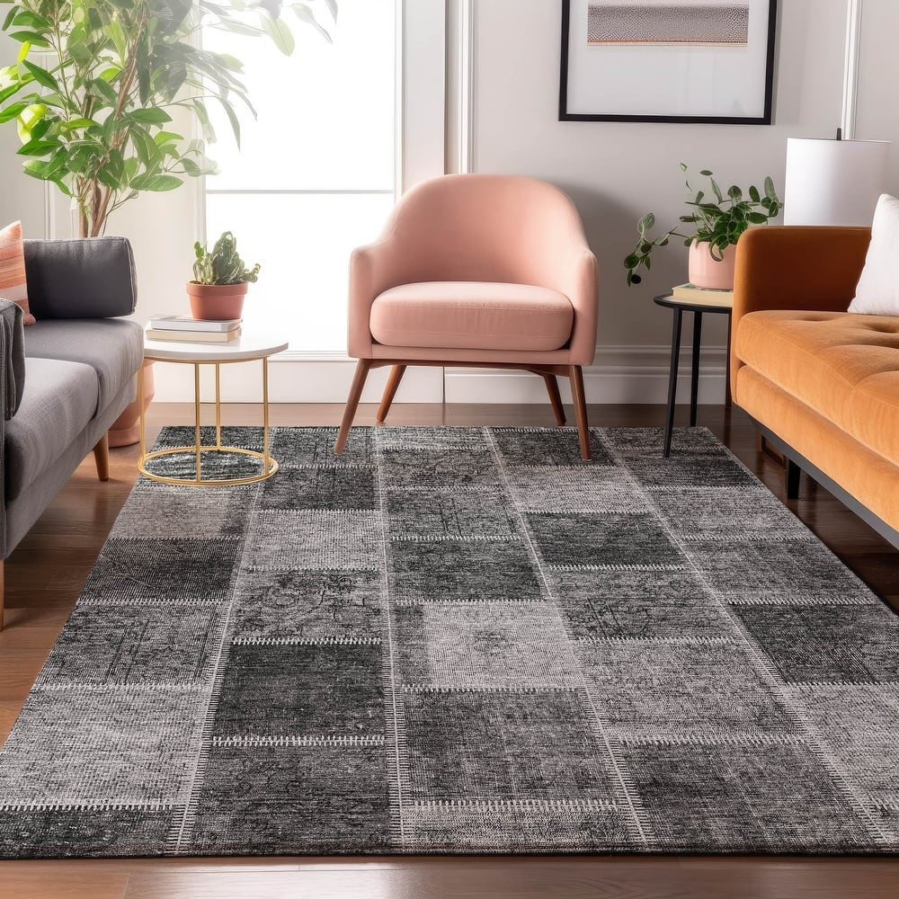 Premium Washable Super Soft Vintage Patchwork Mayfield Rug