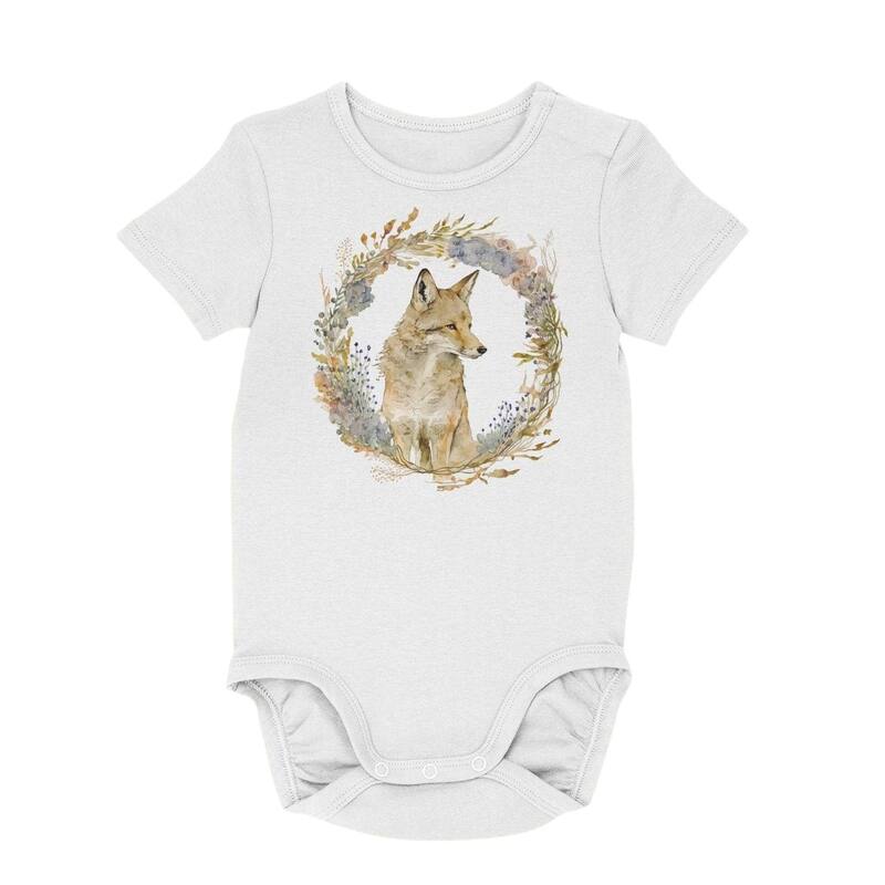 Coyote - Baby Boy Girl Clothes Infant Bodysuit Funny Cute Newborn - Blue - 0-3M