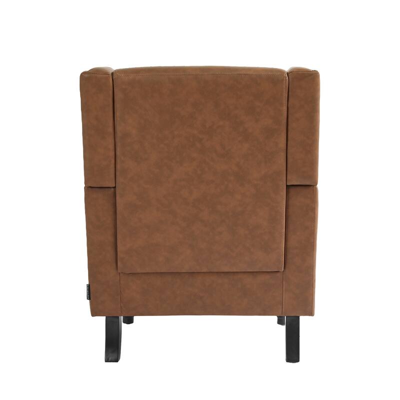 Wingback Accent Chair Nailhead Trim Living Room Reading Chair