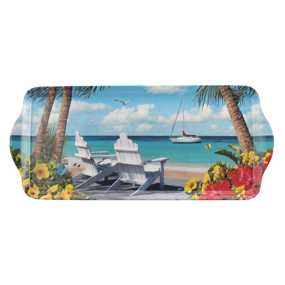 Pimpernel In The Sunshine Melamine Sandwich Tray - 15.25" x 6.5"