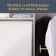 preview thumbnail 9 of 8, Heyward 4 in Memory Foam Mattress, Portable Bi-Layered Trifold Mattress
