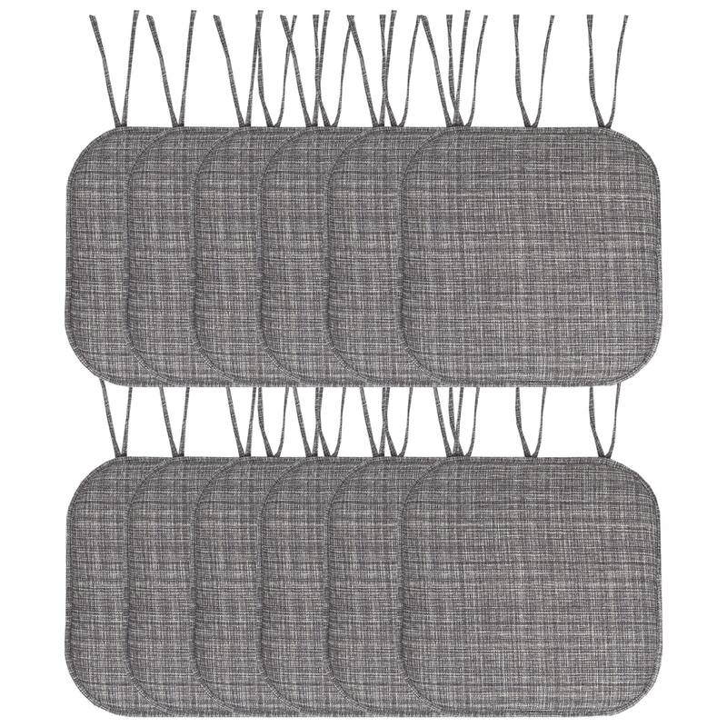 Aria Memory Foam Non-Slip Chair Pad with Ties