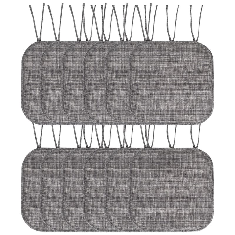 Aria Memory Foam Non-Slip Chair Pad with Ties