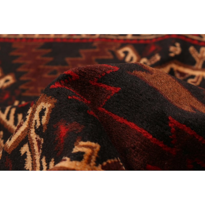 Teimani Red Rug 3'10" x 6'11" - 3'10 x 6'11