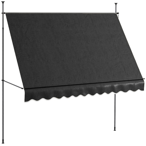Panana Manual Retractable Awning - 3.5x2.5M Sun Shade Canopy, Waterproof, UV Protection, For Patio Garden Balcony