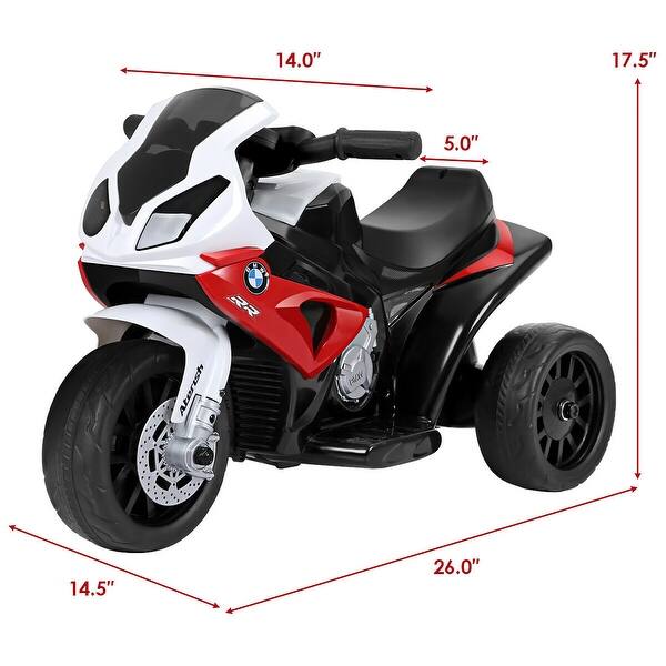 dimension image slide 0 of 3, Costway Kids Ride On Motorcycle 6V Battery Powered Electric Toy 3 - See Details