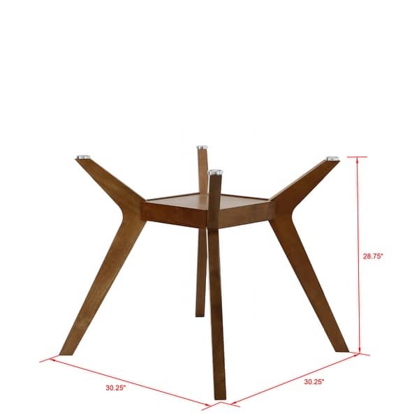 Coaster Furniture Paxton Nutmeg Round Glass Top Dining Table On Sale