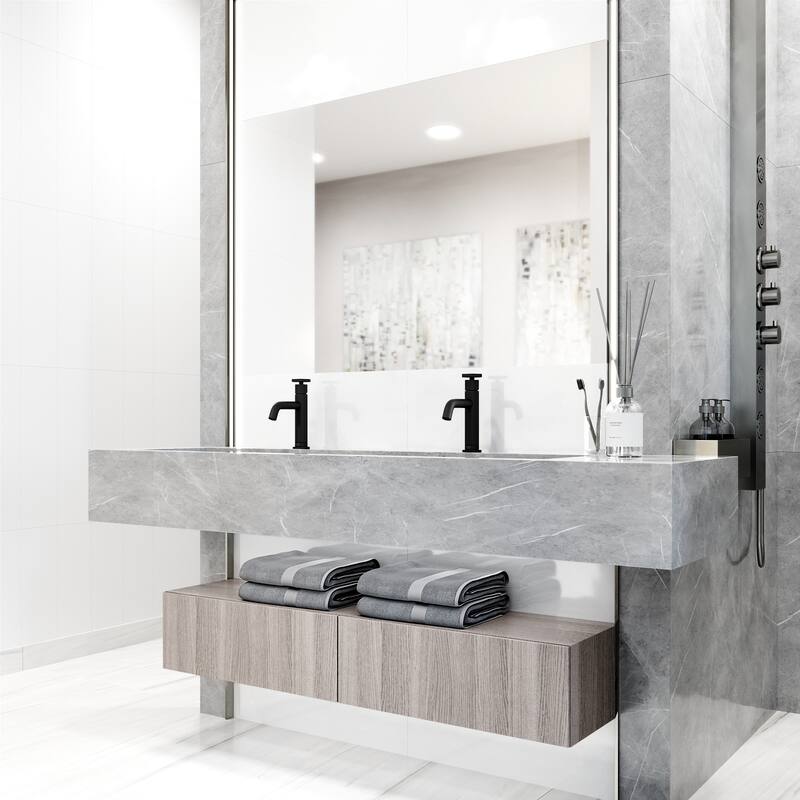 VIGO Ruxton 8" H Single Handle Single Hole Bathroom Faucet