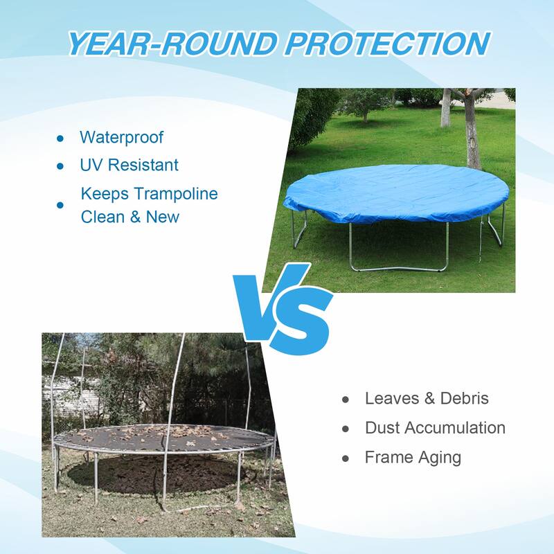 Aoodor Outdoor Trampoline Rain Cover