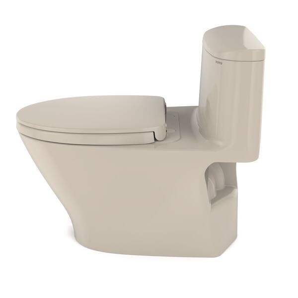 Shop Toto Ms642124cefg Nexus 1 28 Gpf One Piece Elongated Chair Height Overstock 28308553