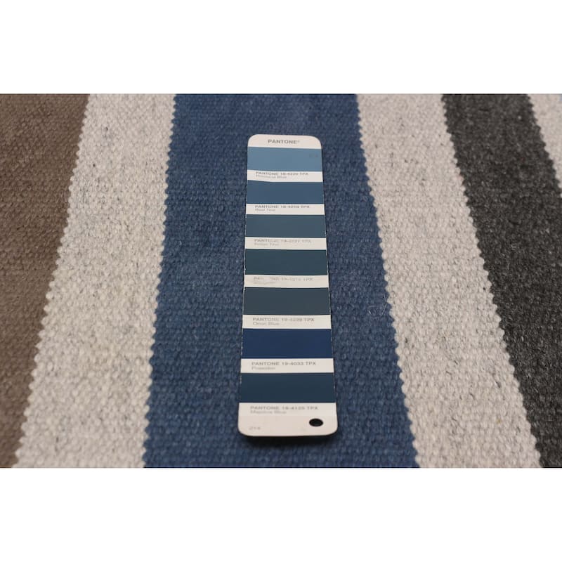 Boho Blue Kilim 4'11" x 7'11" - 4'11 x 7'11