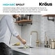 preview thumbnail 143 of 165, Kraus Urbix Industrial Solid Brass Kitchen Faucet