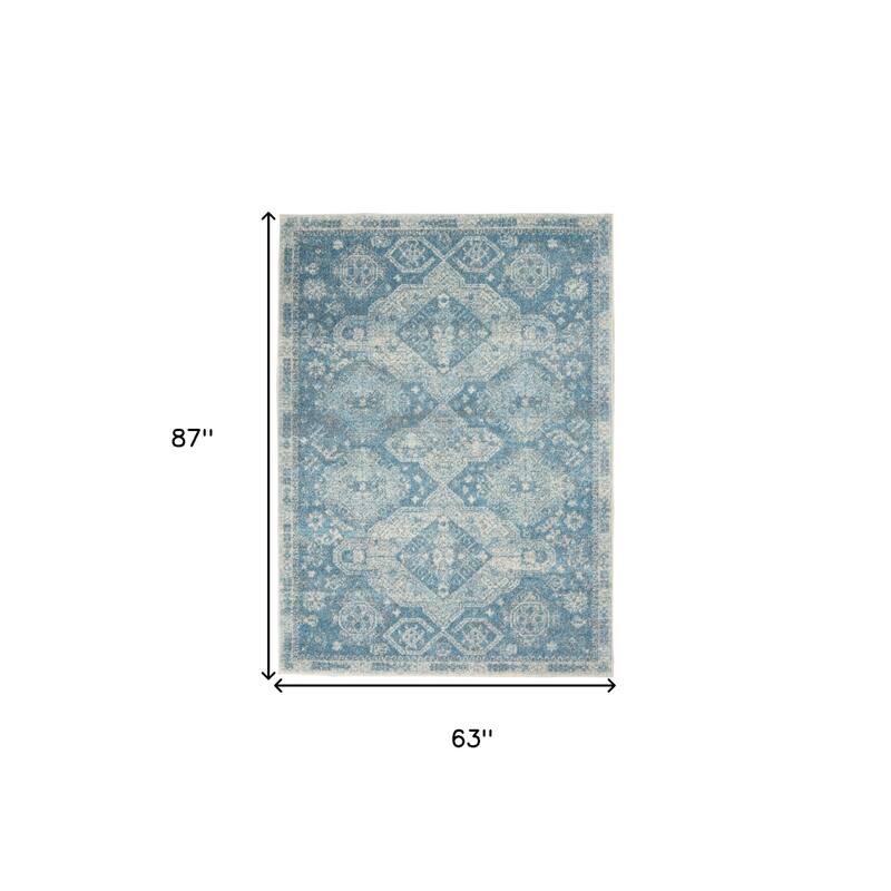 Jiyag Power Loomed Distressed Stain Resistant Area Rug By HomeRoots