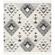 preview thumbnail 5 of 50, SAFAVIEH Moroccan Tassel Shag Kobi 2-inch Thick Rug 10' x 10' Square - Ivory/Grey