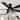 Chichoice 52" Black Flush Mount Ceiling Fan Light with Remote Control, Drum Style, 6-Speed Settings for Living Room