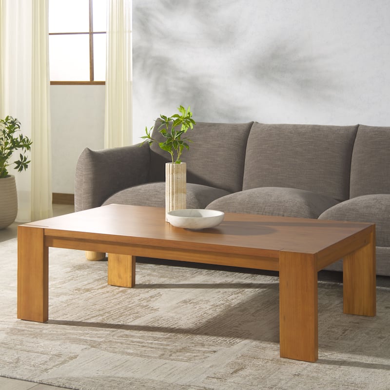 SAFAVIEH Couture Nikole Rectangle Coffee Table - 54"W x 31"D x 16"H - Natural