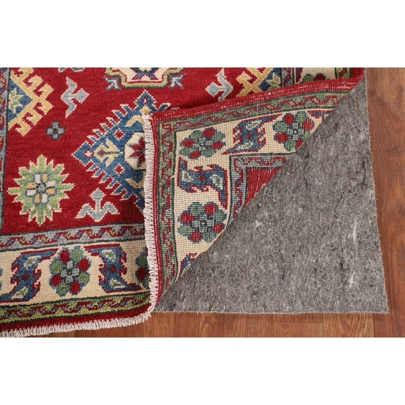 Traditional Red Kazak Oriental Accent Rug Handmade Wool Carpet - 2'8" x 4'1"
