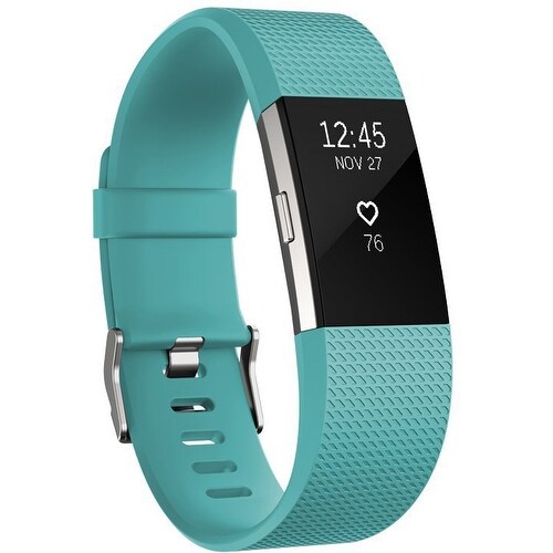 Shop Fitbit Charge 2 Smart Band (Teal, Large) - Overstock ... Shop Fitbit Charge 2 Smart Band (Teal, Large) - Overstock ...