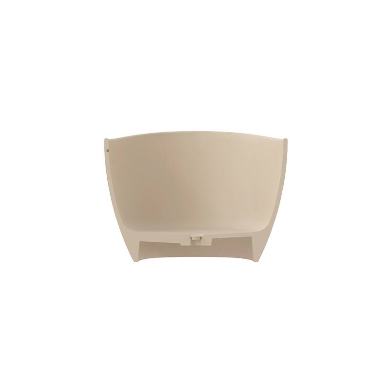 MEDUNJESS 65'' Freestanding Bathtub Solid Surface Soaking Tub