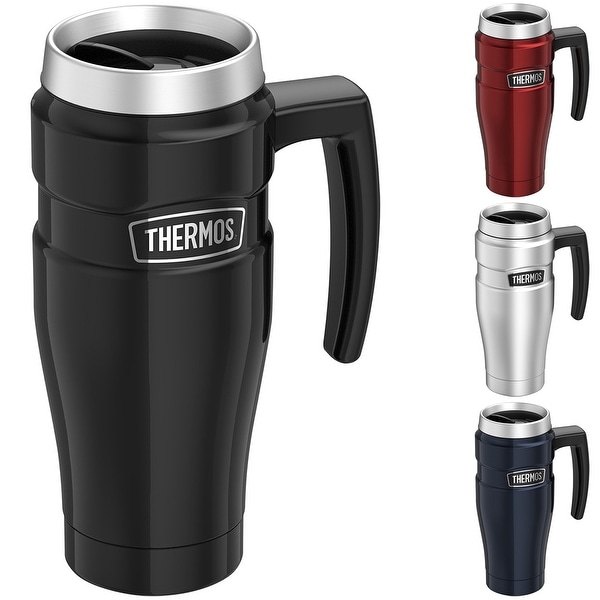 Thermos 16 oz. Stainless King Insulated Stainless Steel Travel Mug with Handle - 16 oz.