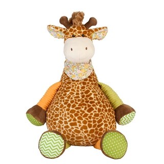Mina Victory Plush Lines Plush Giraffe 22" x 26" Brown Indoor - 22" x 26"